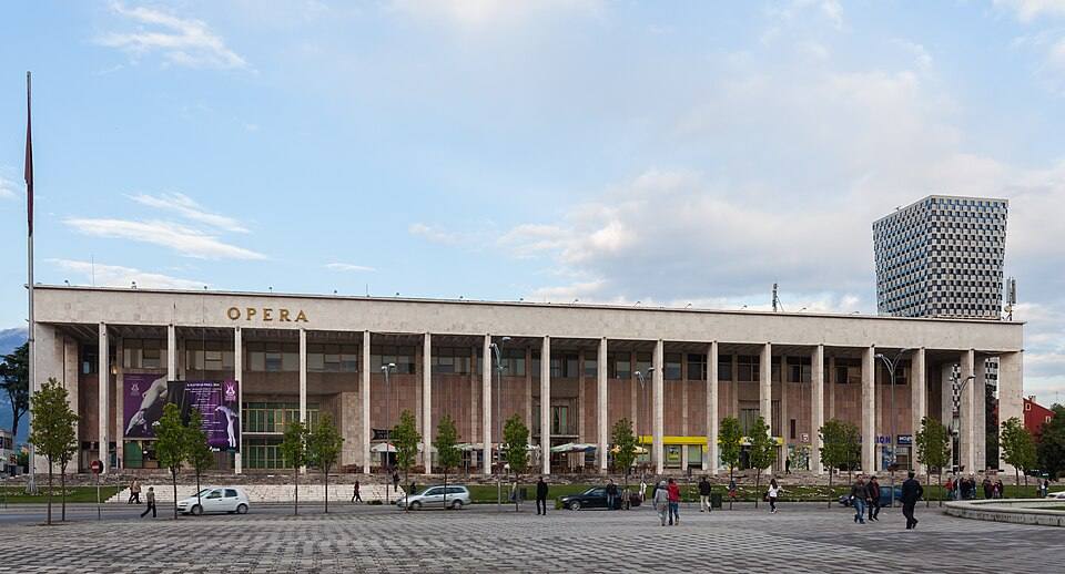 Palacio de Cultura, Tirana, Albania — travel photo of Tirana, Albania