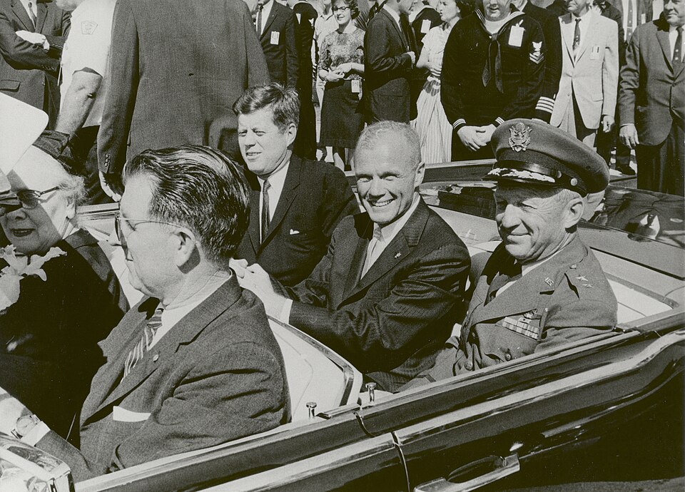 JFK, John Glenn and General Davis in Cocoa Beach Parade - GPN — travel photo of Cocoa Beach, Kennedy Space Center & Cocoa Beach