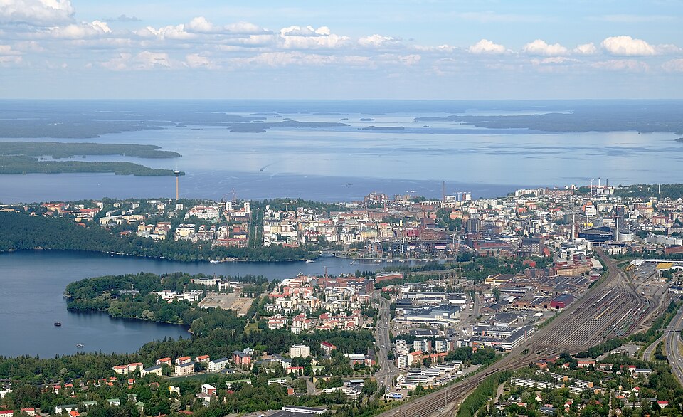 Tampere aerial 3 — travel photo of Tampere, Finland
