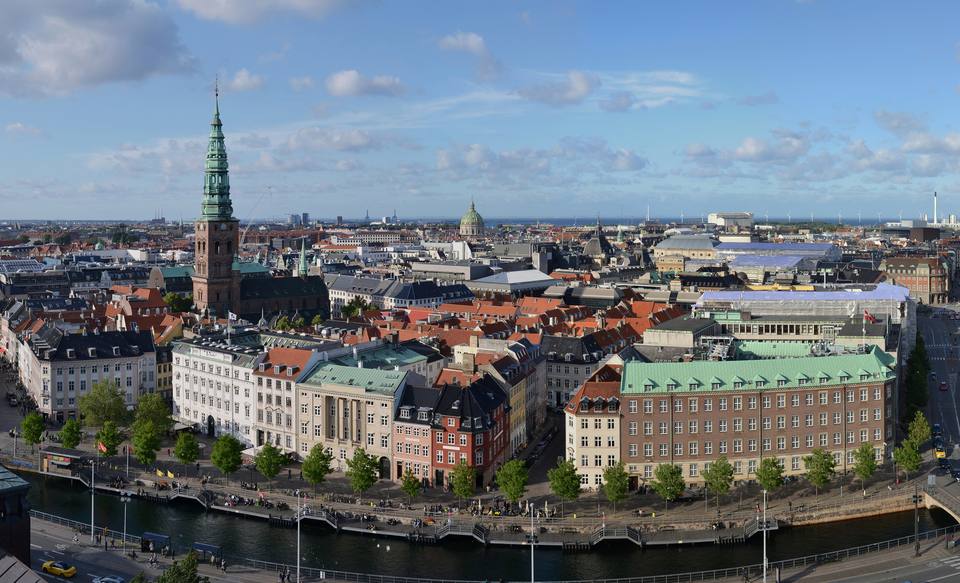 Copenhagen - view from Christiansborg castle — travel photo of Copenhagen