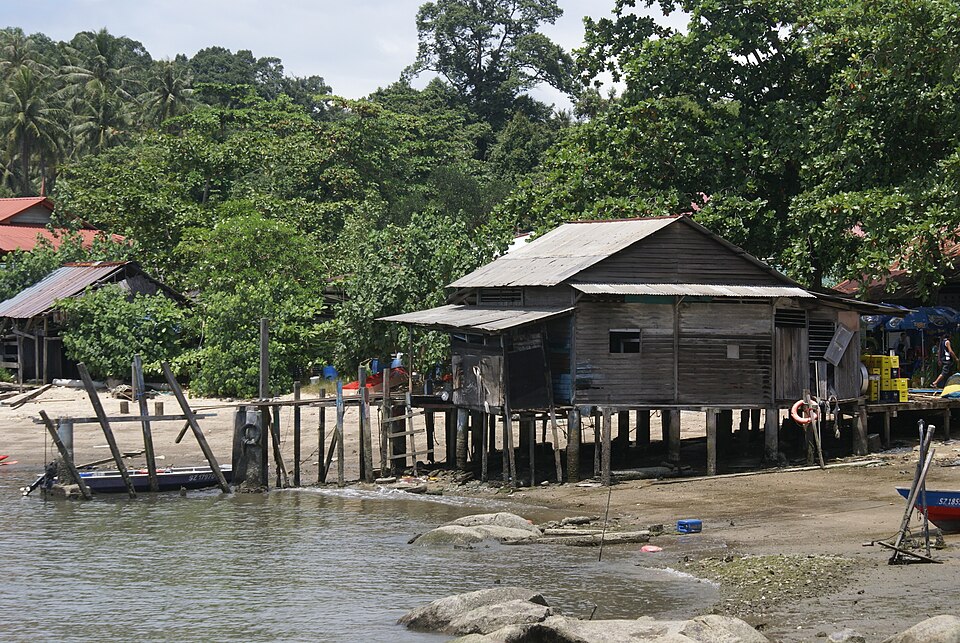 Beachside house, Pulau Ubin, Singapore — travel photo of Pulau Ubin